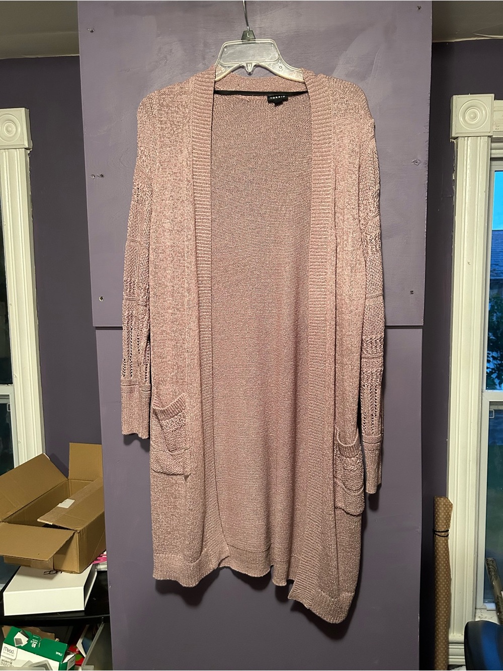 Torrid  cardigan with pockets, size 00